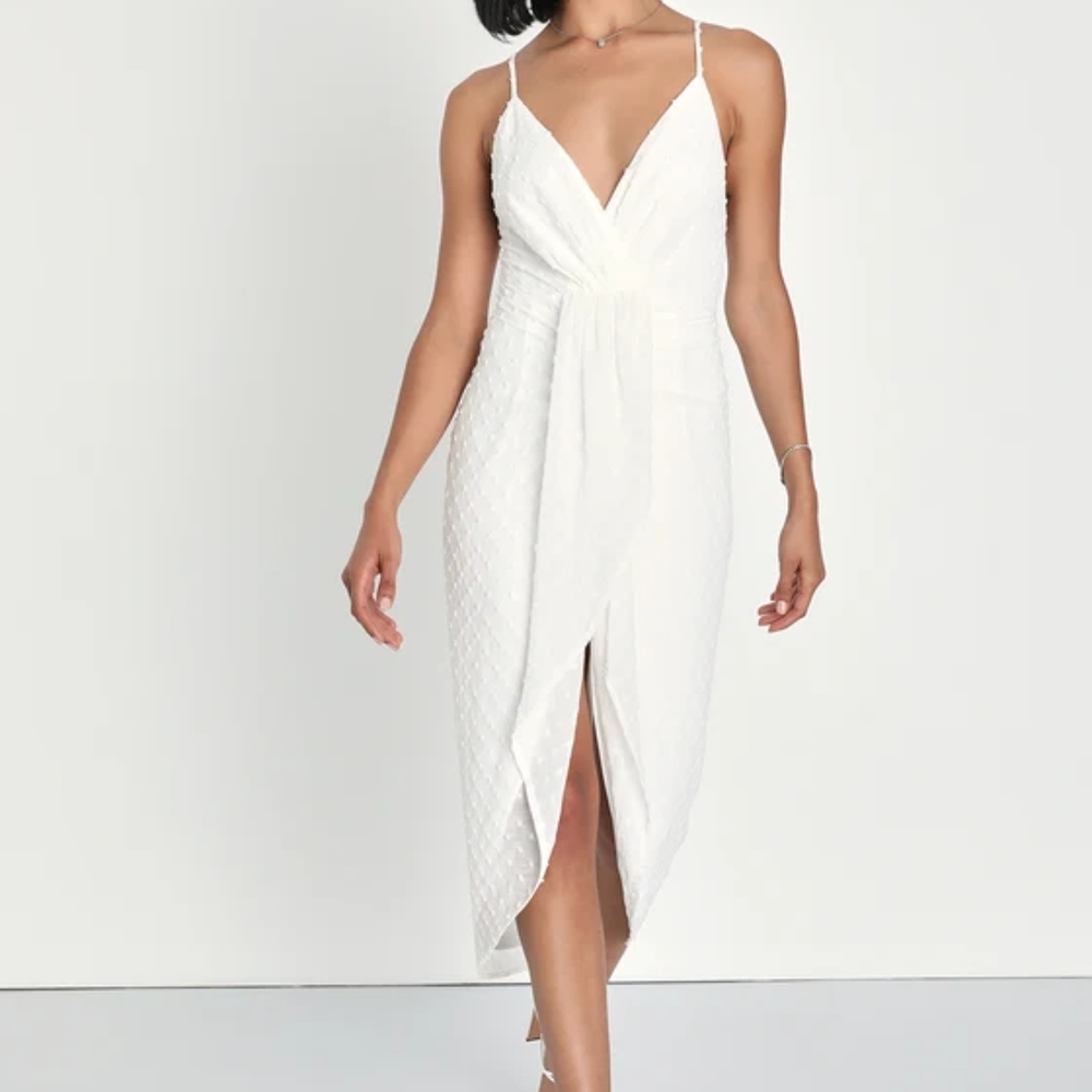 Lulus Elegant White Women's Dress